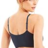 Kalon 4 Pack Women’s Nylon Spandex Removable Pads Comfort Cami Bras Wireless - Image 7