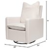 Babyletto Cali Pillowback Swivel Glider in Performance Cream Eco-Weave, Water Repellent & Stain Resistant, Greenguard Gold and CertiPUR-US Certified - Image 11