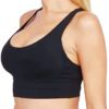 Grace Form Strappy Sports Bra for Women, Yoga Bra Padded High Impact Push Up Athletic Running Sports Bra Workout Top - Image 3