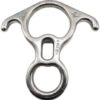 ProClimb Rescue Figure 8 Descender Stainless Steel Belay Device Bundle with Rescue Big 8 Aluminum Descender with Bent-Ears Rappelling Gear Belay Device (Orange) - Image 6