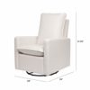 Babyletto Cali Pillowback Swivel Glider in Performance Cream Eco-Weave, Water Repellent & Stain Resistant, Greenguard Gold and CertiPUR-US Certified - Image 7
