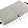 Memory Foam Extra Thick Kneeling Cushion Pad- Garden Kneeler for Gardening, Bath Kneeler for Baby Bath, Knee Mat for Work, Extra Large 22x 12 Inch, Thick 2.9 Inch (Gray) - Image 2