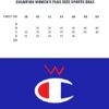 Champion Women's Plus Size Authentic Racerback, Moisture-Wicking Athletic Sports Bra - Image 4