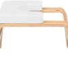 MengK Wooden Inversion Stool White - Image 8