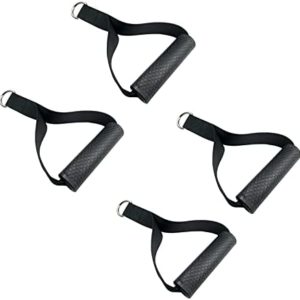 Lpdphanxfkx 2 Pairs Resistance Bands Handles for Men Women Pull Resistance Bands Rubber Handles for Home Gym Strength Training Stretching