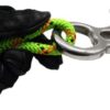 ProClimb Rescue Figure 8 Descender Stainless Steel Belay Device Bundle with Rescue Big 8 Aluminum Descender with Bent-Ears Rappelling Gear Belay Device (Orange) - Image 5