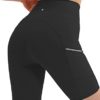 ODODOS Workout Shorts for Women, 4"/ 8" High Waist Running Yoga Exercise Cycling Hiking Biker Shorts with Pockets - Image 3