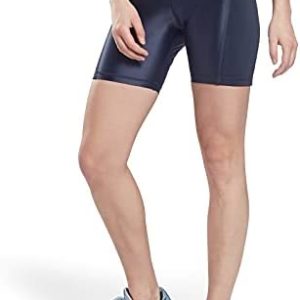 Core 10 by Reebok Women's High-Rise Shiny Bike Shorts