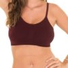 Kalon 4 Pack Women’s Nylon Spandex Removable Pads Comfort Cami Bras Wireless - Image 2