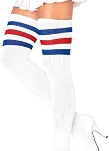 Leg Avenue Women's Athletic Three Striped Knee High Sock