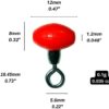 Cross-Line Swivels & Bead T Shape Pulley Slide Rig Rolling Swivels Fishing Hooks Connector Fishing Terminal Tackle - Image 3