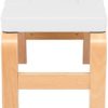 MengK Wooden Inversion Stool White - Image 3