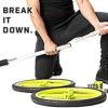 Barbell Weight Set, Strength Band-Compatible Strength Training Bars & Weights, Versatile & Collapsible Weight Bar for Deadlift, Pilates, Vertical & Horizontal-Plane Exercises, 55 in, 11.2 lbs - AXLE - Image 4