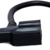 Hosa PWD-401 Piggyback IEC C13 to NEMA 5-15P Power Cord, 1 Foot - Image 4