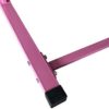 Athletic Bar Gymnastics Kip Bar Horizontal Bar + 4x6 Tumble Mat Professional Junior Gymnastic Training High Bar Asymmetric Bar 13 Level Height Adjustable Expandable 3 to 5 FT Indoor Outdoor Use (Pink) - Image 9