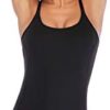 RUNNING GIRL Yoga Tank Tops for Women Built in Shelf Bra B/C Cups Strappy Back Activewear Workout Compression Tops - Image 5