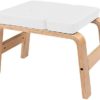 MengK Wooden Inversion Stool White - Image 5