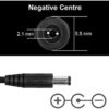 Mr.Power Guitar Effects Power Supply Adapter 9V DC 1A (1000mA) with Daisy Chain Cord Cable Free Insulated Cap (9V Adapter + 8 Way Cable) - Image 4