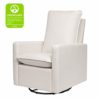 Babyletto Cali Pillowback Swivel Glider in Performance Cream Eco-Weave, Water Repellent & Stain Resistant, Greenguard Gold and CertiPUR-US Certified - Image 2