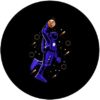 TRX to the Moon, Tron Coin Crypto Millionaire Token Asset PopSockets Swappable PopGrip - Image 3