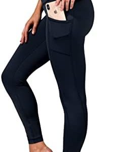 90 Degree By Reflex High Waist Tummy Control Squat Proof Ankle Length Leggings with Pockets