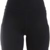 ChinFun Yoga Shorts for Women High Waist Tummy Control 4 Way Stretch Workout Running Shorts Side Pockets - Image 2
