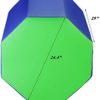 M HI-Mat Octagon Tumbler 24.4" x 29" Octagon Gymnastics Mat Skill Shape Handsprings Backbend Somersault Tumbling Trainer for Home Gym Fitness - Image 2
