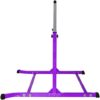 Athletic Bar Expandable Gymnastics Kip Bar Horizontal Bar Professional Junior Gymnastic Training High Asymmetric Bar Height Adjustable 3 to 5 FT, with 8'x'4 EVA Puzzle Mat Tumble HD Curved Legs Purple - Image 8