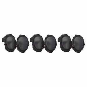 AmazonCommercial Non-Marring Foam-Cap Knee Pads, 11.5 in, Black, 3 pair