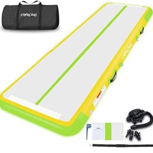 Gymnastics Mats for Tumbling Inflatable Air Tumble Mats for Gymnastics for Kids 10/13/16ft Air Track Tumbling Mat Gym Tumble Track Blow Up Water Mat