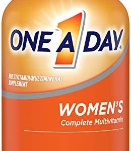 One A Day Women’s Multivitamin, Supplement with Vitamin A, Vitamin C, Vitamin D, Vitamin E and Zinc for Immune Health Support, B12, Biotin, Calcium & More, 200 count