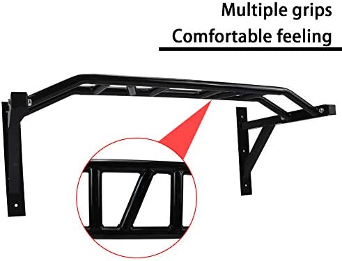 NEWAN Pull Up Bar Wall Mounted Chin Up Bar Multi-Grip Full Body Strength Training Workout Dip Bar,Power Tower Set Support to 440Lbs - Image 3