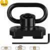REERON 2 Point Sling & Mloc Sling Mount - Adjustable Extra Long Two Point Traditional Rifle Sling with 2 Pack 1.25" QD Sling Swivels Mounts for M Lock Rail System - Image 2