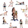Panathletic Resistance Bands, Set of 5 Bands – 5 Different Resistance Levels, Exercise Guide, eBook, Carry Bag – 5X Booty Loop Band for Butt and Legs Women - Fitness Stretch Band for Workout Men - Image 6