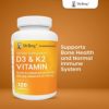 Dr. Berg's Vitamin D3 K2 w/ MCT Oil - Includes 10,000 IU of Vitamin D3, 100 mcg MK7 Vitamin K2, Purified Bile Salts, Zinc & Magnesium for Ultimate Absorption - K2 D3 Vitamin Supplement - 120 Capsule - Image 8