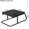 AHXF Headstand Stool,Stand Yoga Chair,Yoga Headstand Bench,Home Use Inversion Stool, Weight Capacity Ideal for Workout &Yoga Practice-Stress Relieve and Body Building-Steel Frame (Color : Black) - Image 2