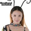 Butterfly Wing Cape Shawl with Lace Mask and Black Velvet Antenna Headband Adult Women Halloween Costume Accessory - Image 6