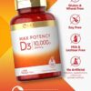 Vitamin D 10000 IU 400 Softgels | Value Size | Max Potency | Non-GMO, Gluten Free Supplement | by Carlyle - Image 4