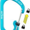 Nite Ize CSLA234-A1-R6 SlideLock Carabiner Aluminum Key Accessory, Assorted - Image 4