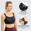 SYROKAN Front Adjustable Sports Bras for Women High Impact Wirefree Comfort No Bounce Support Workout Running Bra - Image 4