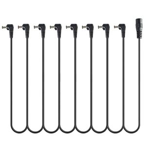 FORD SAM 1 to 8 Ways Daisy Chain Cable Guitar Effect Pedal Power Supply Splitter Cable Adapter Power Cable for 9V DC Adapter Plug