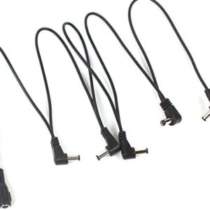5 Way Daisy Chain Cable For Electric Guitar Effect Pedal Power Supply Cord Lead