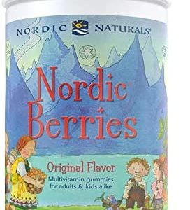 Nordic Naturals Nordic Berries, Citrus - 200 Gummy Berries - Great-Tasting Multivitamin for Ages 2+ - Growth, Development, Optimal Wellness - Non-GMO, Vegetarian - 50 Servings