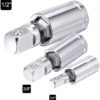 Xtreme 3 Pcs 1/2 Inch, 3/8 Inch, 1/4 Inch Drive Universal Joint Swivel Deep Socket, Cr-V - Image 3
