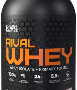 Rivalus Rivalwhey – Fruity Cereal 2lb - 100% Whey Protein, Whey Protein Isolate Primary Source, Clean Nutritional Profile, BCAAs, No Banned Substances, Made in USA