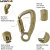 Fusion Climb Liberty Steel Auto-Lock Captive Eye High Strength Carabiner (FP-8120-2K-HS-GLD) - Image 3