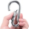PROND Locking Carabiners, Heavy Duty Carabiner, 316 Stainless Steel Screw Lock Carabiner Hooks - Image 5
