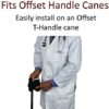 Cane Pad by Crutcheze Premium USA Made Comfort Pad for Walking Canes - Image 2