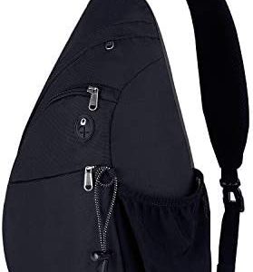 WATERFLY Sling Bag Crossbody Backpack: Over Shoulder Daypack Casual Cross Chest Side Pack