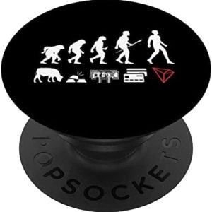 Evolution TRX, Tron Coin Crypto Token Millionaire Asset PopSockets Swappable PopGrip